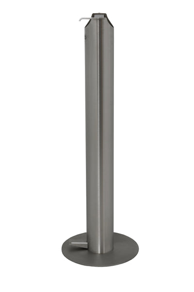 Impacta Shield Stainless Steel Hands Free Sanitising Station Bollard