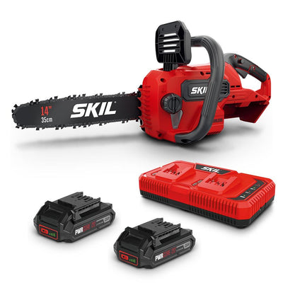 SKIL 2X20V (40V MAX) BRUSHLESS 35CM CHAIN SAW KIT- OPE -CS4556E-20