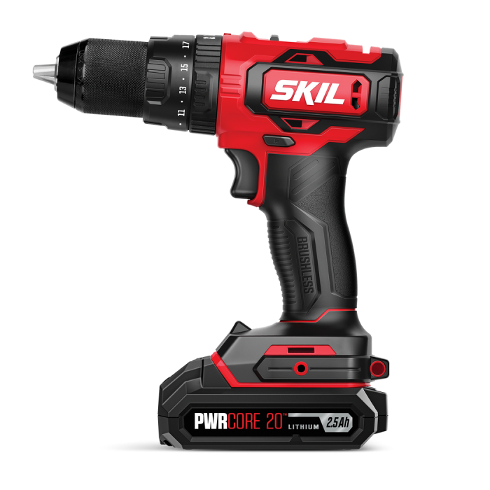 SKIL 20V BRUSHLESS HAMMER DRILL CORDLESS SKIN- HD5294E-00