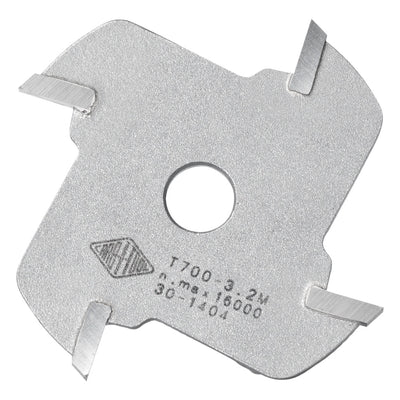 Carbitool T 700-4.8 M 50.8mm x 4.8mm 4-Flute Carbide Tipped Slotting Cutter - 8mm Bore