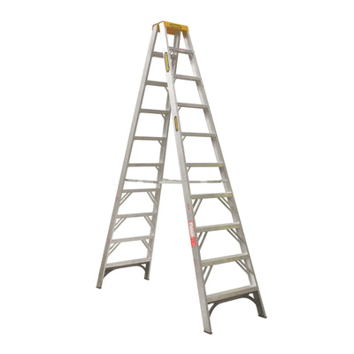GORILLA 3m (10ft) Double Sided Aluminium 180Kg Heavy Duty Step Ladder SM010-HD