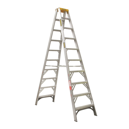 GORILLA 3m (10ft) Double Sided Aluminium 180Kg Heavy Duty Step Ladder SM010-HD
