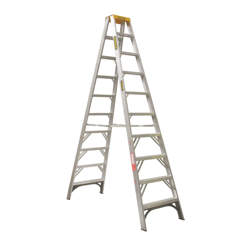 GORILLA 3m (10ft) Double Sided Aluminium 180Kg Heavy Duty Step Ladder SM010-HD
