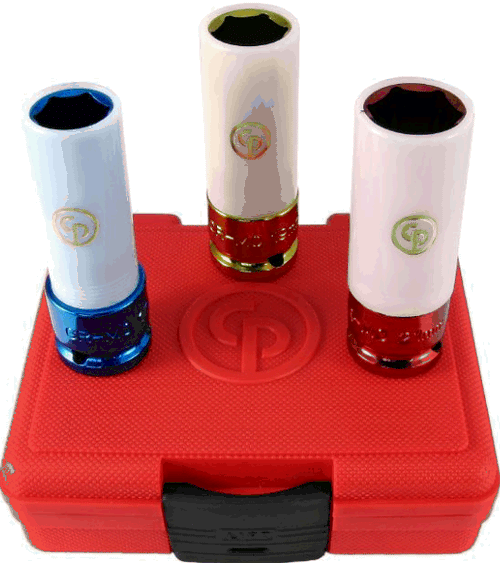 CP SS413WP Thin Wall Mag Wheel Impact 1/2" Dr 3pc Socket Set