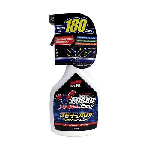 SOFT99 Fusso Coat Speed & Barrier Hand Spray All Color-500ml
