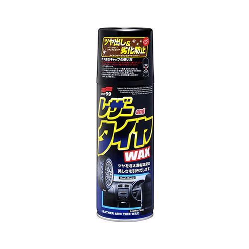 SOFT99 Leather & Tire Wax