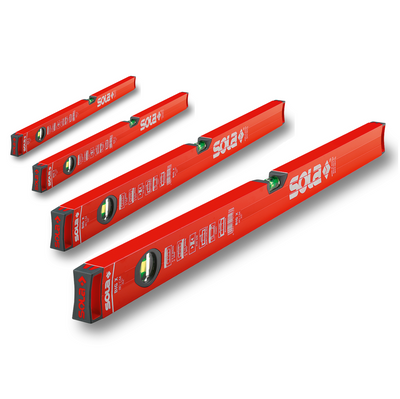 SOLA Premium Big X Spirit Level 4 Pack-40,80,120,200cm BIGX4PK