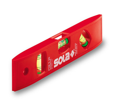 SOLA Premium ABS Plastic Magnetic Torpedo Level-20cm/200mm PTM520