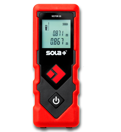 SOLA Premium  Compact Vector 20 Laser Distance Measurer-20m VECTOR20