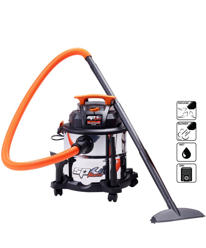 SP Tools SP020 20L 1250W Commercial Wet Dry Vacuum Cleaner Blower