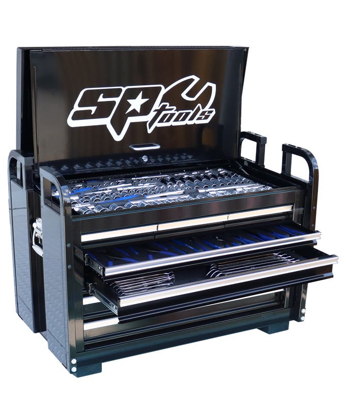 SP Tools SP50118 321pc Off Road Field Service Tool Kit Black Chrome