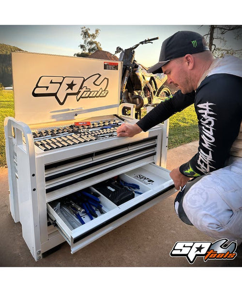 SP Tools SP50118W 321pc Off Road Field Service Tool Kit White Black