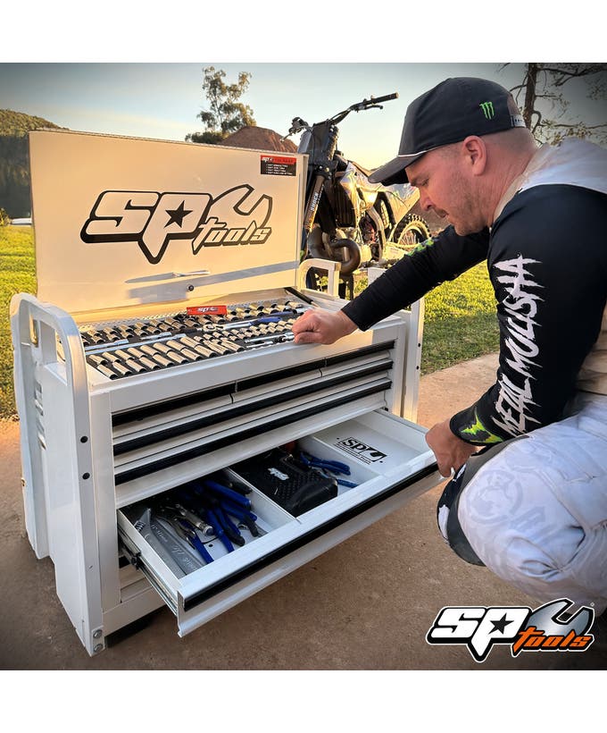 SP Tools SP50118W 321pc Off Road Field Service Tool Kit White Black