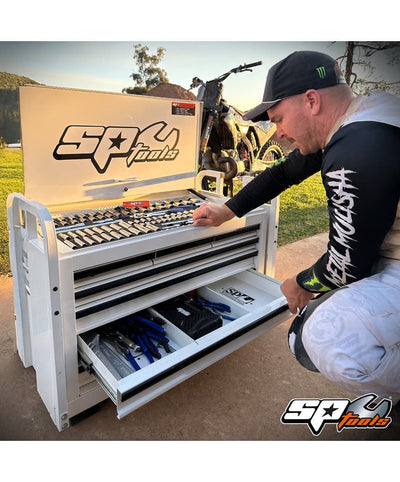 SP Tools SP50118WX 321pc Off Road Field Service Tool Kit White Black Extra EVA Trays