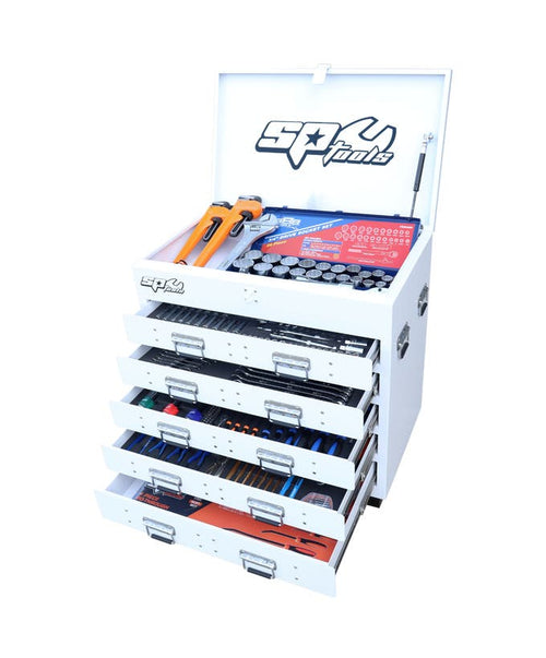 SP Tools SP50211 417pc Off Road Field Service Truck Tool Kit White Black