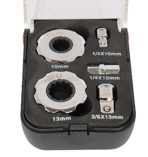 SP TOOL - FINGER TIP RATCHET/SOCKET SET - EXTREME COMPACT - LOW PROFILE