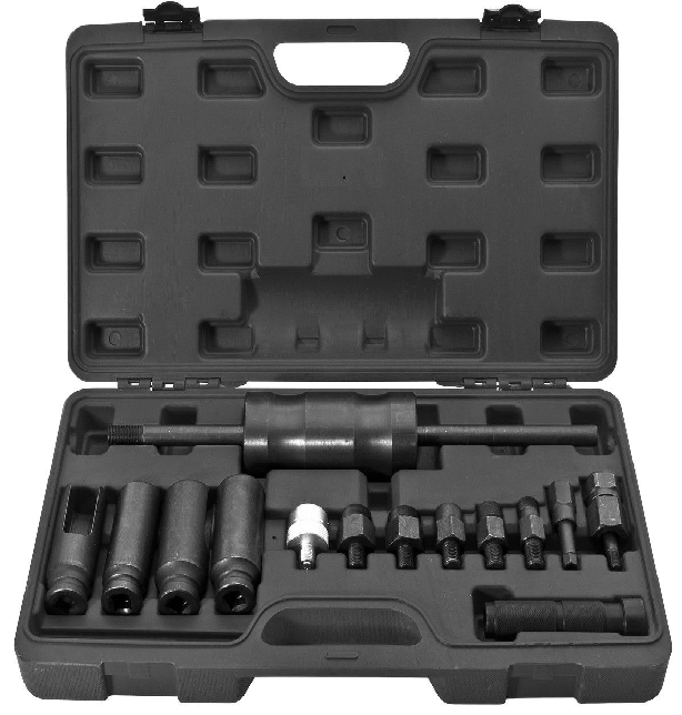 SP TOOL - Diesel Injector Extractor & Common Rail Puller Kit 14 Piece
