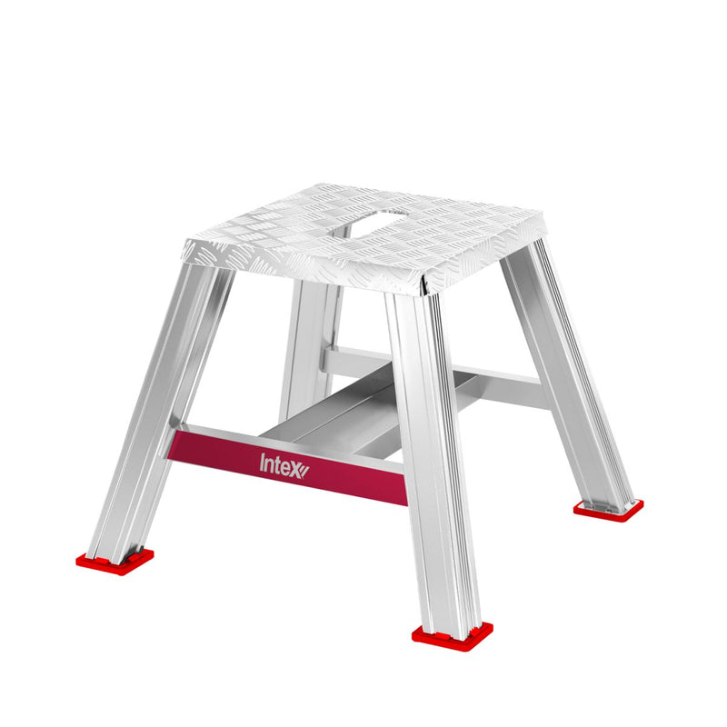 INTEX Aluminium Step Stool (Inc. Storage Tray) - 370mm SST370
