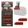 StealthMounts Milwaukee M18 Magnetic Bit Holders Red 2 Pack - BH-MW18-RED-2