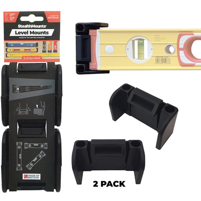 StealthMounts universal level mounts black 2 pack