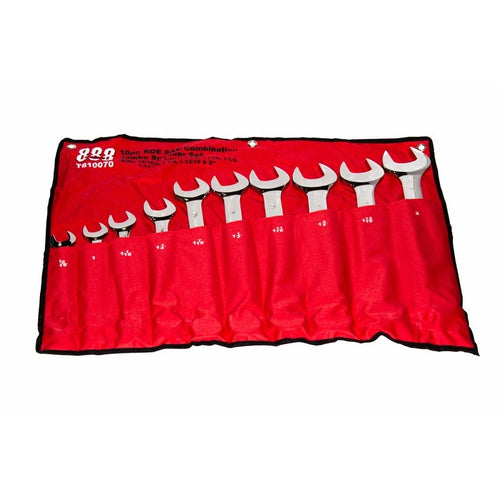 888 TOOLS Jumbo Combination Spanner Set 10 Piece T810070