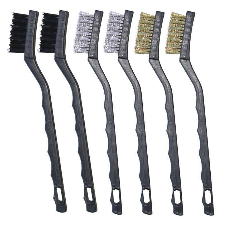 888 TOOLS Nylon Brass Steel Brush Set  6pce T830807