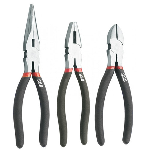 888 TOOLS Plier Set Heavy Duty 3pce T832903