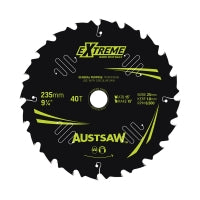 AUSTSAW Extreme Pro Shield TCT Saw Blade-235mm 20T Thin Kerf