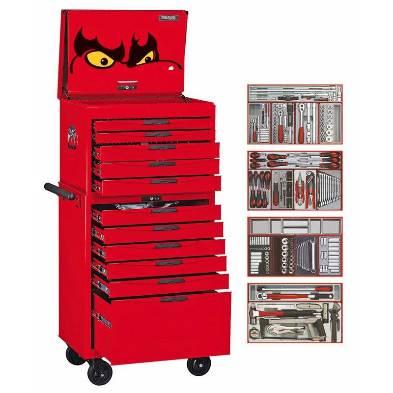 Teng Tools 11 DRAWER METRIC AF TOOK KIT - 316PCE-BD