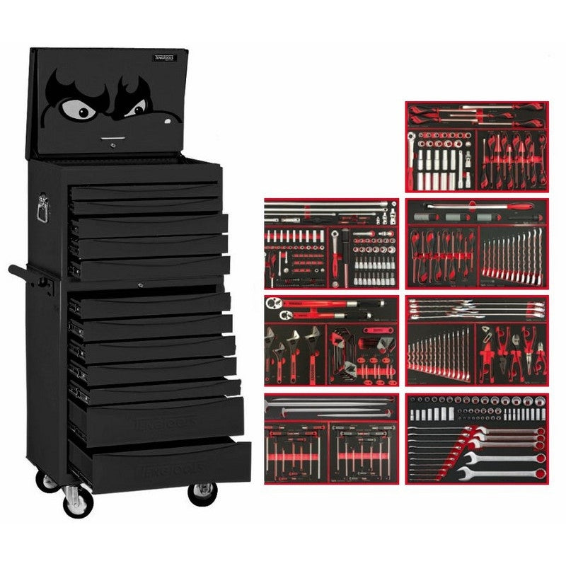 Teng Tools 12 Drawer Metric AF Eva Kit 365 Pcs