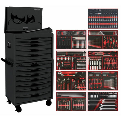 Teng Tools TCM493EVAN 493Pce Metric/AF EVA Tool Kit