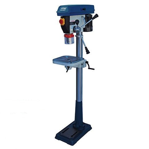 ITM PEDESTAL FLOOR DRILL PRESS, 2MT, 16MM CAP, 16 SPEED, 325MM SWING, 550W 240V - TD1316F