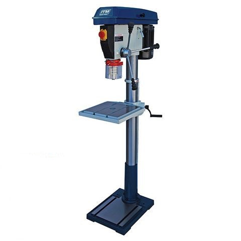 ITM PEDESTAL FLOOR DRILL PRESS, 3MT, 25MM CAP, 12 SPEED, 450MM SWING, 1500W 240V - TD1825F