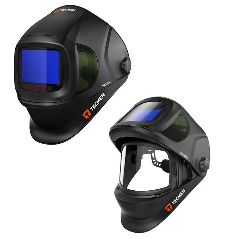 BOSS by TECMEN Auto Darkening Flip Face Welding & Grinding Helmet