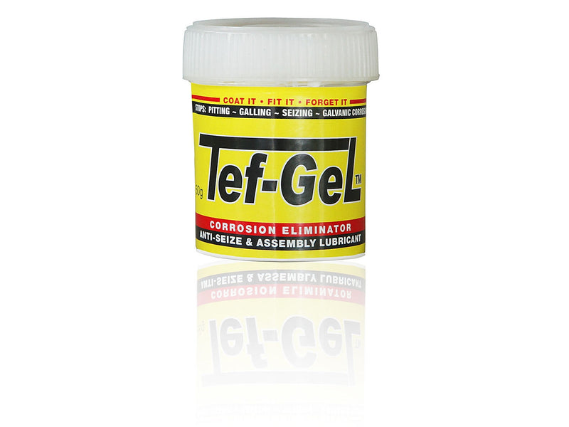 Tef-Gel Anti Seize/Lubricant Corrosion Eliminator-60g Tub TGT