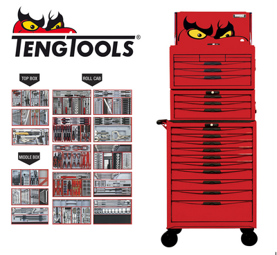 Teng Tools TCMM1001N 1001pce Super Mega Master Tool Kit-BD