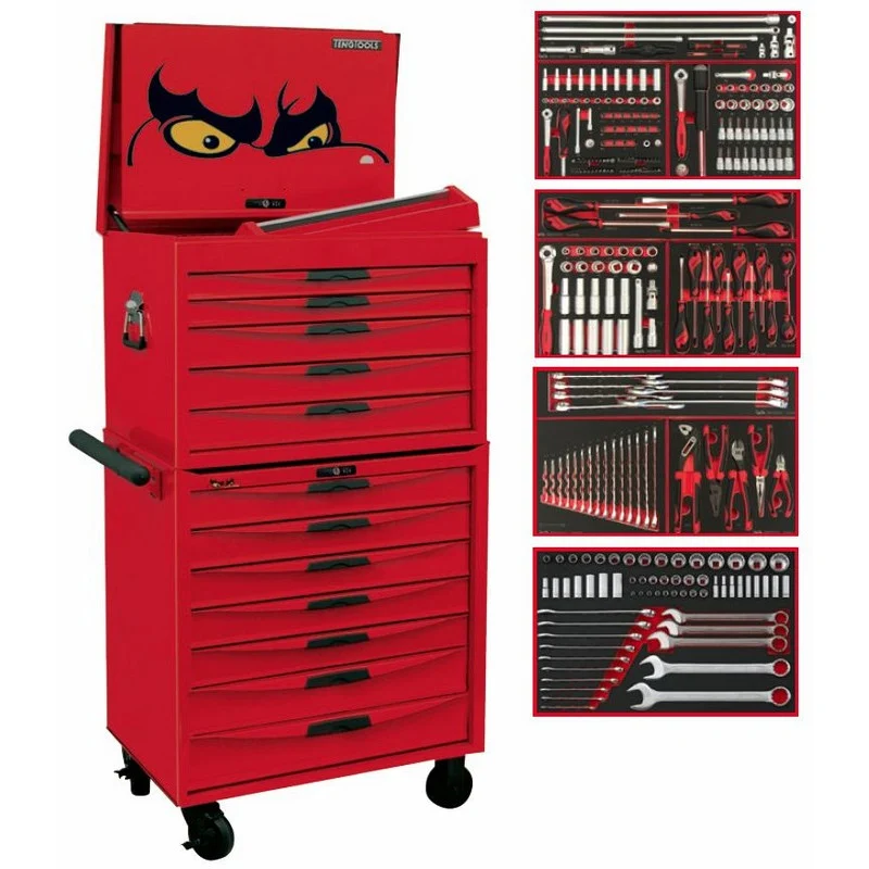 TENG TOOLS 12 Drawer 272pce EVA Tool Kit-BD with add-on 85 PIECE SPECIALIST SOCKET SET