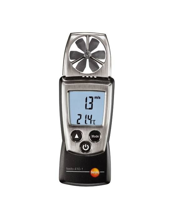 TESTO Pocket Sized Vane Anemometer/Air Flow Meter- 410-1