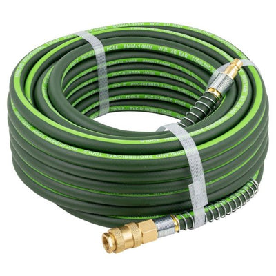 PEERLESS Industrial Green Flexible Air Hose 10mm: Rubber Coated PVC