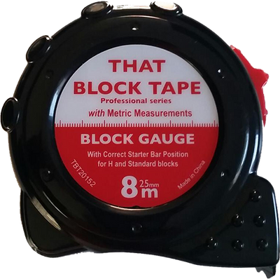 KWIKGAUGE The Block Tape Measure-8m TBT20152