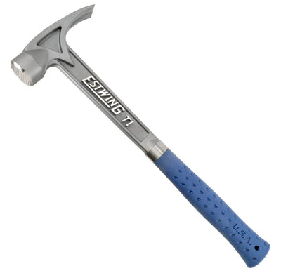 Estwing Titanium Hammer Blue Vinyl Grip (Milled Face)-13oz