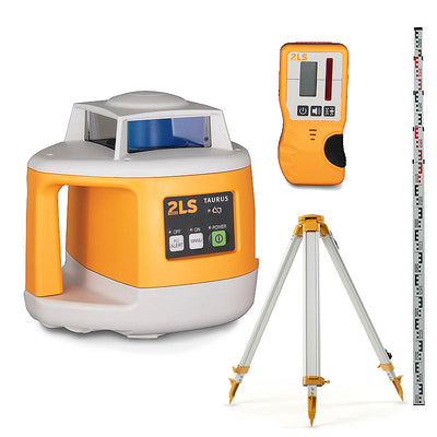 TOPCON  Taurus Red Beam Construction Laser Combo With Tripod & Staff RLH3DCOMBO