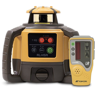 TOPCON Red Beam Construction Laser Level Kit-RLH5A Replaces RLH4C
