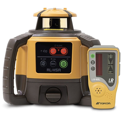 TOPCON Red Beam Construction Laser Level Kit-RLH5A Replaces RLH4C
