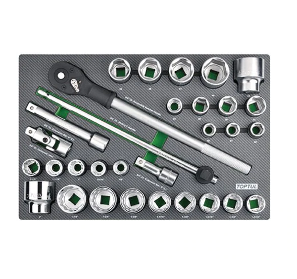 TOPTUL Tools 31Pce 3/4