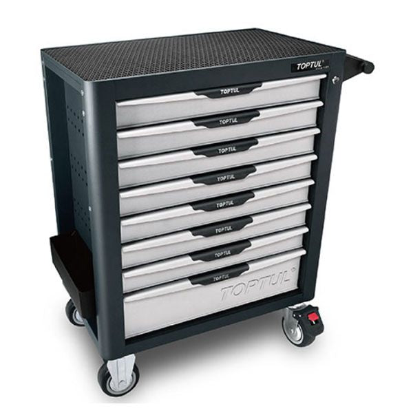 TOPTUL Tools 383Pce Tool Kit Set In 8 Drawer Roller Cabinet-GT38303