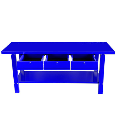 TradeQuip 1012T steel workbench with three drawers