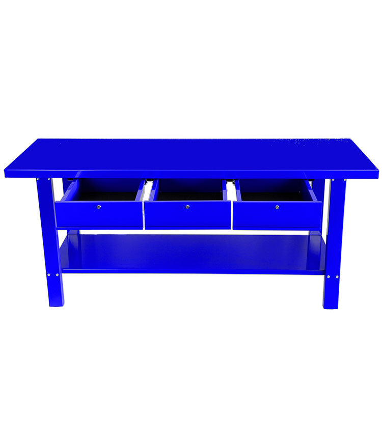TradeQuip 1012T steel workbench with three drawers