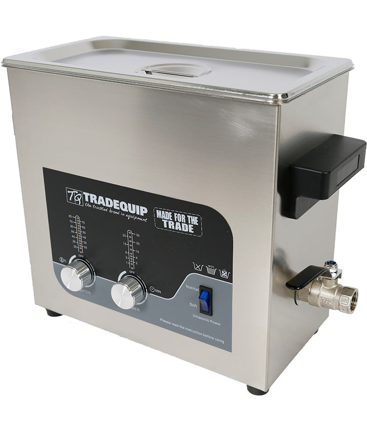 TradeQuip 1036T 6L ultrasonic parts cleaner