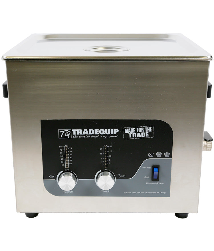 TradeQuip 1037T 13L ultrasonic parts cleaner